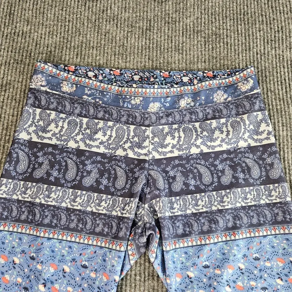 American‎ Eagle Outfitters Leggings Womens Large High Rise Paisley Floral Print